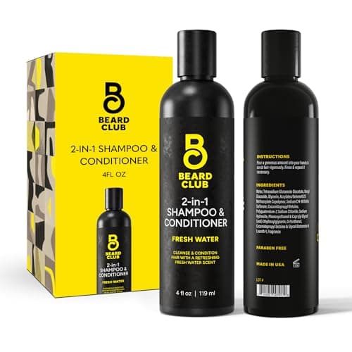 The Beard Club Men's 2-in-1 Shampoo & Conditioner Set $5.84 w/ S&S + Free Shipping w/ Prime or on $35+