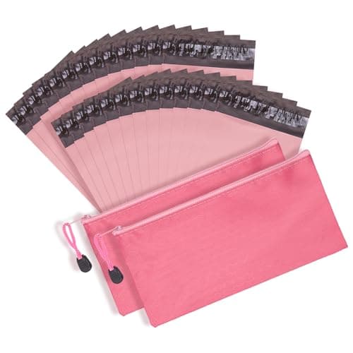 Pink Self-Sealing Sanitary Napkin and Tampon Disposal Bags - 101 PCS with Zipper