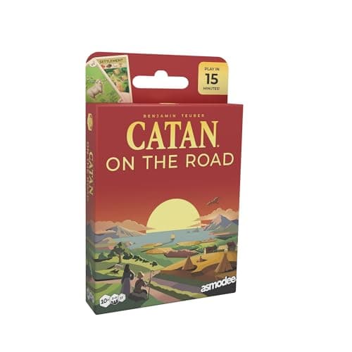 CATAN On The Road - Portable C...-4 Players, 15 Minute Playtime