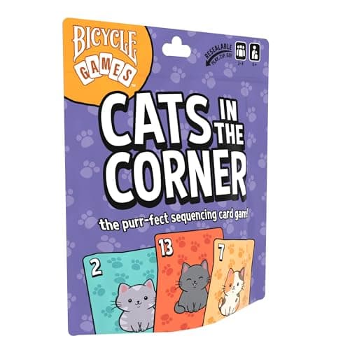 Bicycle Cats in the Corner Car...Cat-Themed Game Night Activity