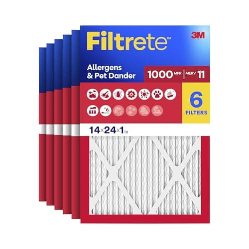 Filtrete 14x24x1 Air Filter, M... Size 13.68 x 23.68 x 0.81 in)