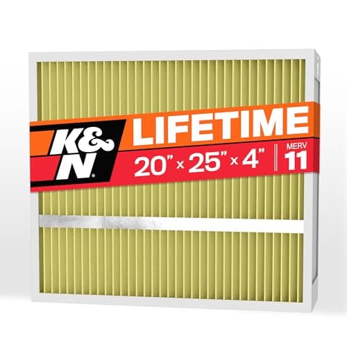 K&N 20X25X4 HVAC Furnace Air F...me or in the Office, HVC-42025
