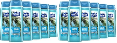 Suave Moisturizing Body Wash, ...htahaltes, 18 Oz, (Pack of 12)