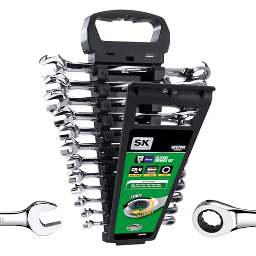 12-Pc SK Metric Combination Ratcheting Wrench Set $50 + Free S&H