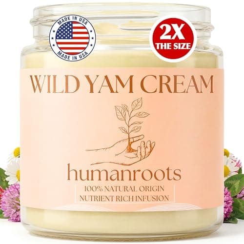 4-Oz Human Roots Wild Yam Cream w/ Chaste Tree Berry & Red Clover (Unscented/Herb-Infused) $10.41 w/ S&S + Free Shipping w/ Prime or on $35+