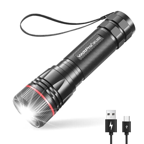 WdtPro LED Mini Rechargeable Flashlight (various) $4.25