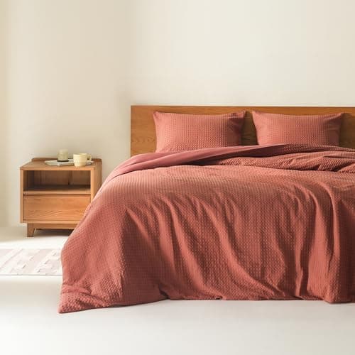 Comfort Spaces Burnt Orange Tw...Season Microfiber Twin Bed Set