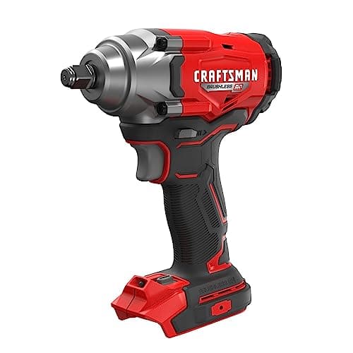 $99 | CRAFTSMAN V20 Cordless Impact Wrench, 1/2 inch, Bare Tool Only (CMCF921B) at Amazon