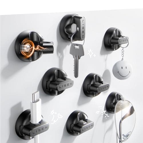 10-Pk LISEN Magnetic Adhesive Cord & Cable Holders $4