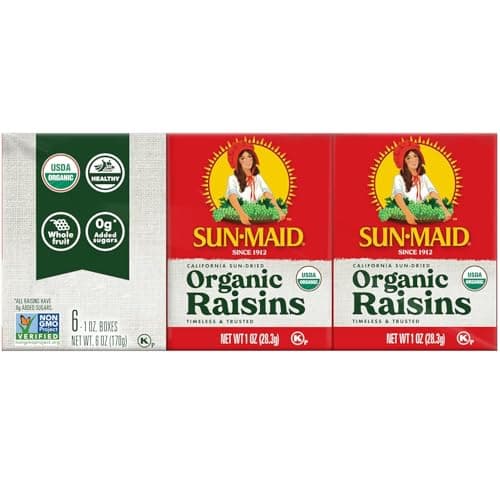Sun-Maid Organic California Su...unches, and Natural Sweeteners