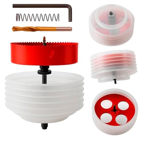 Bi-Metal 6-1/4" Hole Saw Kit w/ Silicone Dust Bowl for $11 + free shipping w/ Prime