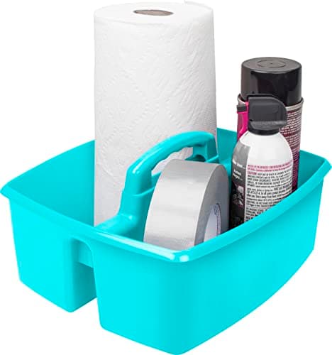 Storex Large Caddy (Teal, 13"x11"x6.4") $6.20 + Free Shipping w/ Prime or on $35+