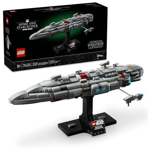 LEGO Star Wars Home One Starcruiser Building Set for Adults - Star Wars Collectibles Set with Display Stand - Building Kit with 559 Pieces - 75405 $48.99