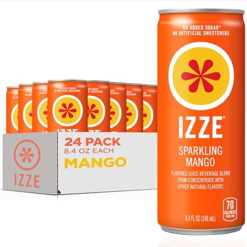 [SnS] $13.48 | 24-Pack 8.4-Oz IZZE Sparkling Water Juice Beverage Blend (Mango) at Amazon (56.2￠ each)