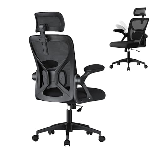 VASAGLE Ergonomic Mesh Office ...Office, Ink Black UOBN044BH01S
