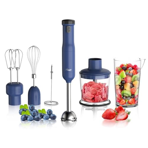 Rosewill 6-in-1 Multi-Speed Co...othies, Baby Food, Soup - Blue