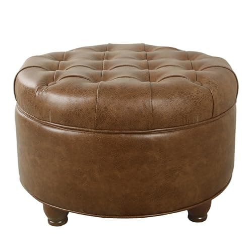 Homepop Home Decor | Button Tu... Living Room & Bedroom (Brown)