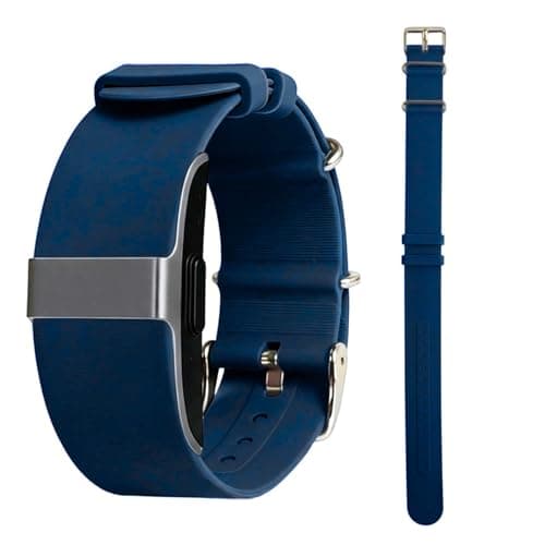 CKONXE Silicone Loop Strap Compatible with Hume Health Band, Soft Silicone Replacement Band Adjustable Clasp Buckle Closure Strap Wristband for Fitness Tracker & Activity Monitor