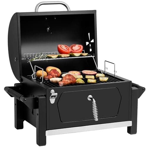 Royal Gourmet Portable Charcoal Grill w/ Warming Rack (CD1519, 303 Sq. In) $76.29 + Free Shipping w/ Prime or on $35+
