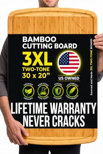 Greener Chef 30" x 20" Organic Extra Large Cutting Board for $41 + free shipping