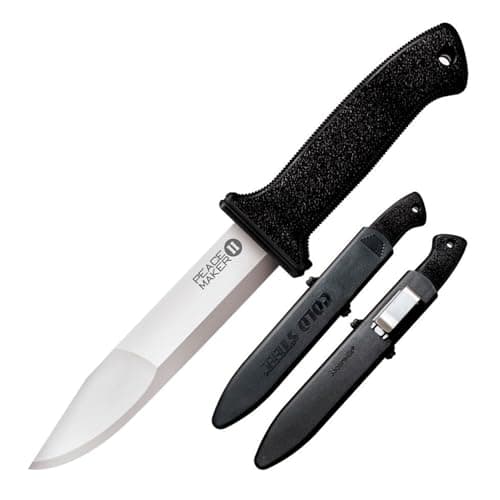 Cold Steel Peace Maker II 5.5" Fixed Blade Knife w/ 4116 Stainless Steel Clip Point & Kray-Ex Handle $21.74 + Free Shipping w/ Prime or on $35+