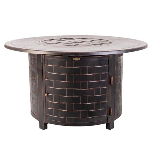 Fire Sense 62208 Perissa Baske...ss Bronze Finish - Round - 44"