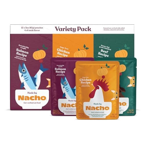 Made by Nacho Wet Cat Food Var...a Hydration, Gravy Cut Pouches