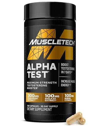 120-Count MuscleTech AlphaTest Testosterone Booster w/ Tribulus Terrestris & Boron $10.94 ($0.09/ea) w/ S&S + Free Shipping