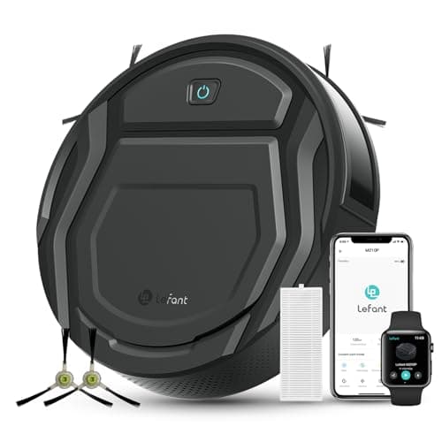 Lefant M210 Pro Robot Vacuum, ... WiFi/App/Alexa Control, Black