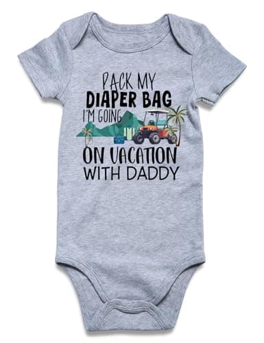 Kimoda Infant Baby Bodysuit 0-3 Months Funny Letter Daddy Print Unisex Newborn Baby Girls Boys Short Sleeve Romper Outfit