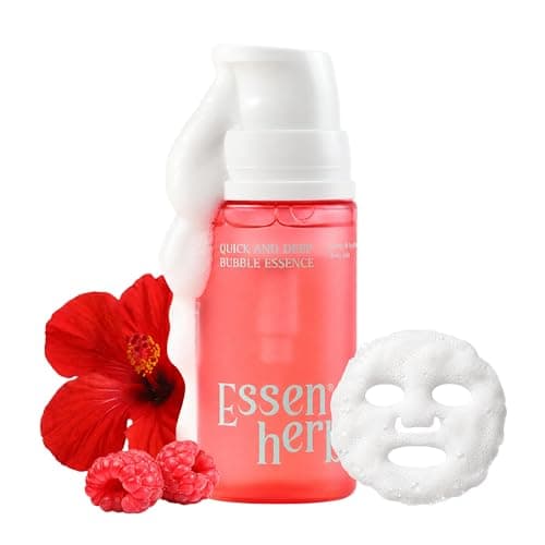 Essenherb Quick & Deep Oxy-Bubble Essence | Firming & Glow Serum with Collagen, Peptide & Niacinamide | Fast Absorption & Makeup-Ready | Korean Skincare 3.28 fl oz