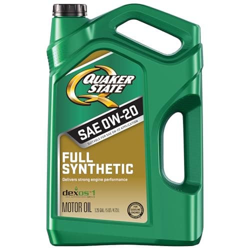 5 Quart Quaker State Full Synthetic 0W-20 Motor Oil $13.32 + Free Shipping w/ Prime or on $35+