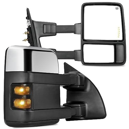 YITAMOTOR Towing Mirrors Compa...sted Heated Telescoping Chrome