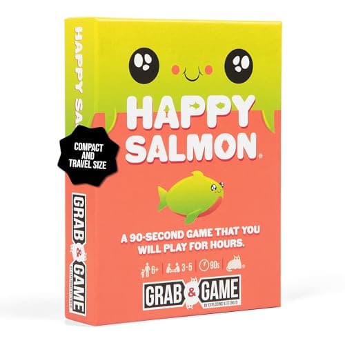Exploding Kittens Happy Salmon... Family Night, Kids and Adults