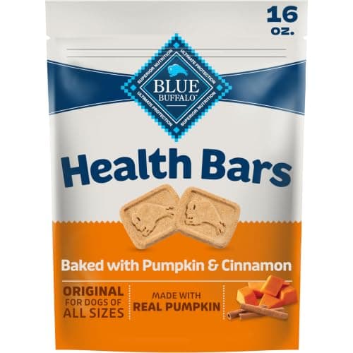16-Ounce Blue Buffalo Health Bars Crunchy Dog Biscuits (Various Flavors) $3 w/ S&S + Free Shipping w/ Prime or on $35+