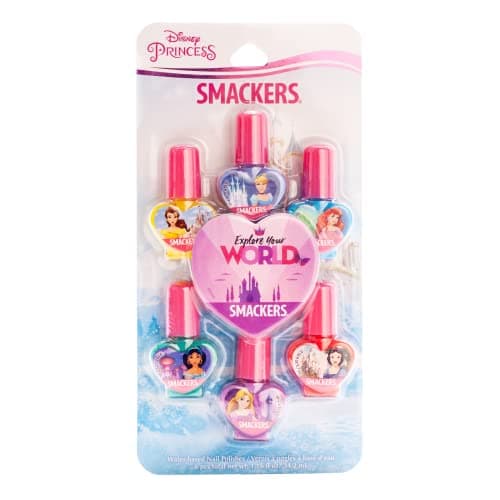 Lip Smacker Nail Polish, 6 Moi...Free & Vegan - Disney Princess