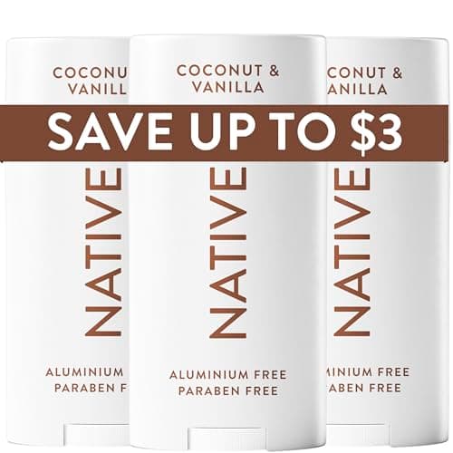 Native Deodorant Contains Natu...er | Coconut & Vanilla, 3-Pack