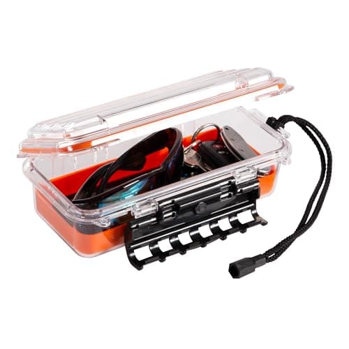 [NEW] $7.69 | Plano Guide Series 3500 Field Box Waterproof Case, Orange, Small at Amazon