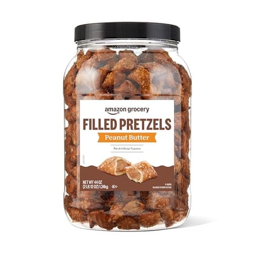 Amazon Grocery Peanut Butter Filled Pretzels 44-oz. Tub for $6.25 via Sub. & Save + free shipping w/ Prime