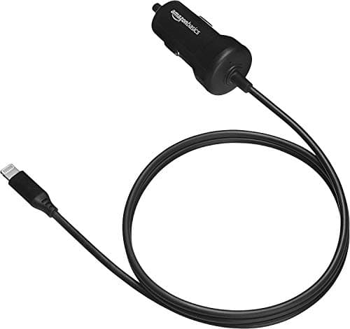 3' Amazon Basics 12W Lightning Cable Car Charger (5V, 2.4A) $2.75 + Free Shipping w/ Prime or on $35+