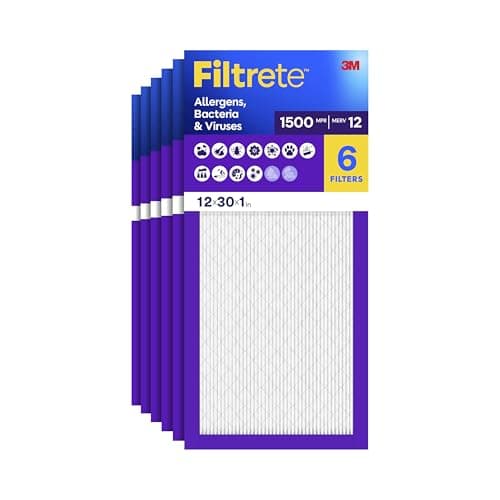 Filtrete 12x30x1 Air Filter, M... Size 11.81 x 29.81 x 0.78 in)