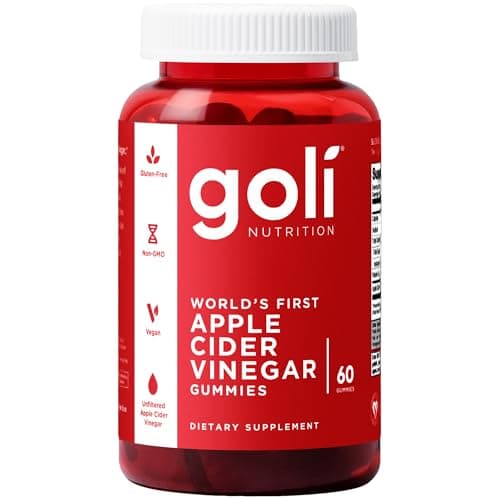 Goli Apple Cider Vinegar Gummi... - Vegan, Non-GMO, Gluten-Free