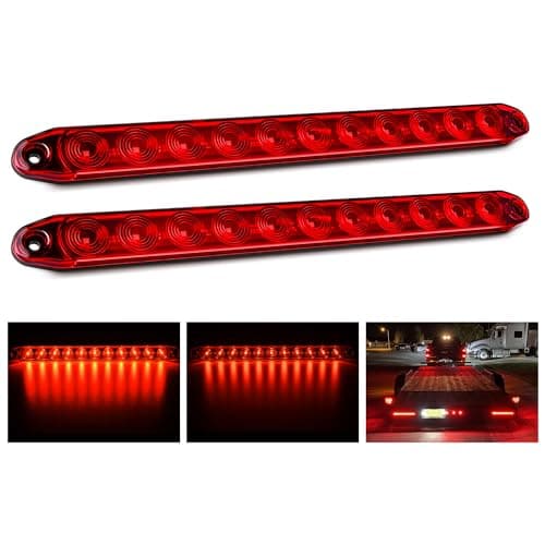 Nilight 2PCS 16Inch 11 LED Red...P65 Waterproof Truck ID Marker
