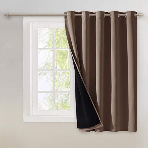 NICETOWN Thermal Insulated 100... (1 PC, 70" x 63", Cappuccino)