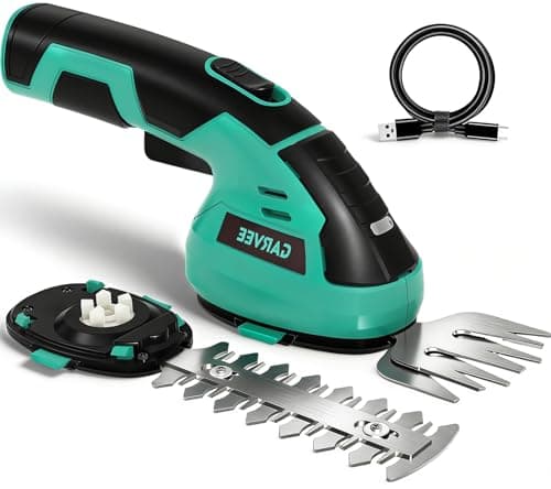 Garvee Cordless Hedge Trimmer ...ble Included Shrubbery Trimmer