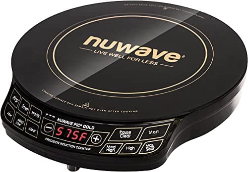 $83.99 | Nuwave Gold Precision Induction Cooktop, Portable, Powerful with Large 8” Heating Coil at Amazon
