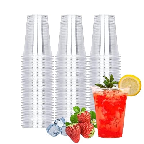 TashiBox 100 Count - 16 Ounce ...- Crystal Clear PET Party Cups