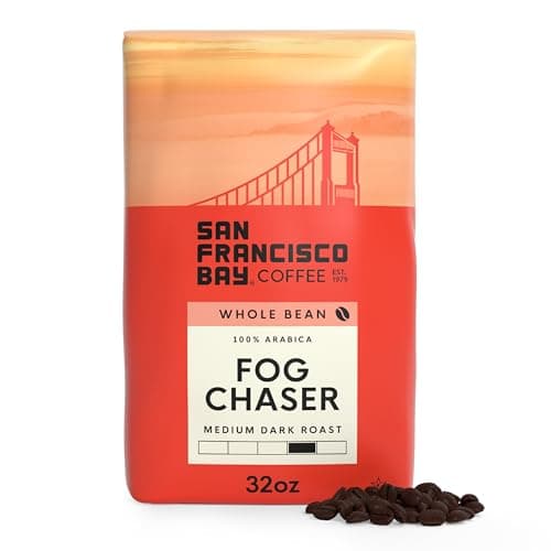 2-Pound San Francisco Bay Coffee Fog Chaser Whole Bean Medium-Dark Roast Coffee $15.19 w/ S&S + Free Shipping w/ Prime or on $35+