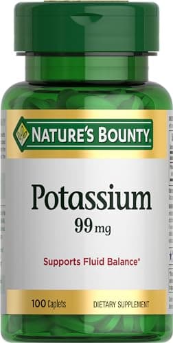100-Count Nature's Bounty Potassium Gluconate 99mg Dietary Supplement Vegetarian Caplets $2.90 w/ S&S + Free Shipping w/ Prime or on $35+