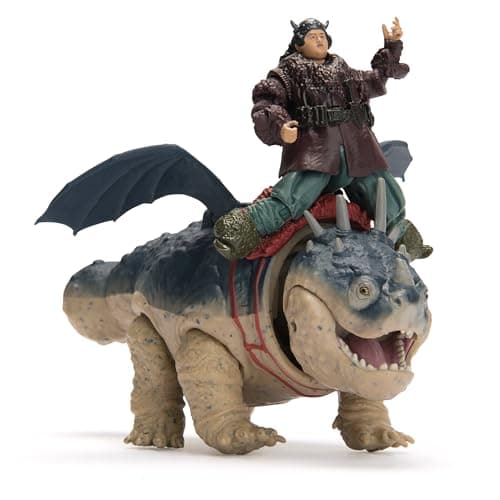 DreamWorks Dragons Gronckle & ...ction Figures Viking Rider Duo
